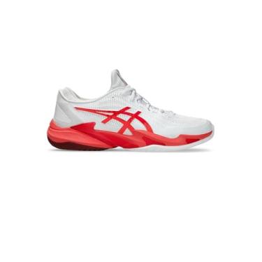 Imagem de Tênis ASICS Court Ff 3 Novak - Masculino - Branco/Vermelho - tam: 42