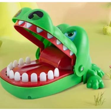Imagem de Brinquedo Crocodilo Jacaré Dentista Morde Dedo G 13 Dentes ForKids - P