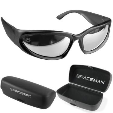 Imagem de Oculos Sol Masculino Hype Ref Trap Rap Oval Y2k Bale + Case bieber pre