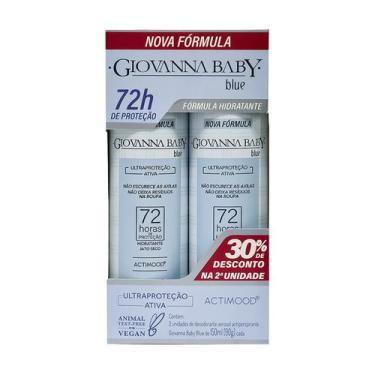 Imagem de Giovanna Baby Kit Desodorante Aerosol Antiperspirante Blue 150ml 2un