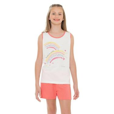 Imagem de Pijama Regata de Arco-Íris e Short - Izitex, 10