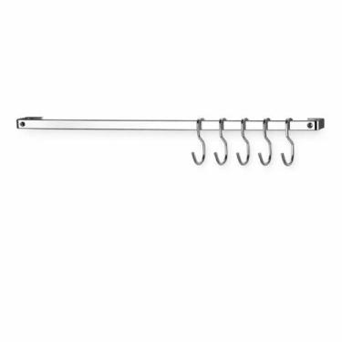 Imagem de Barra de Piatina Cromado 45cm com 6 ganchos Future 2411CR