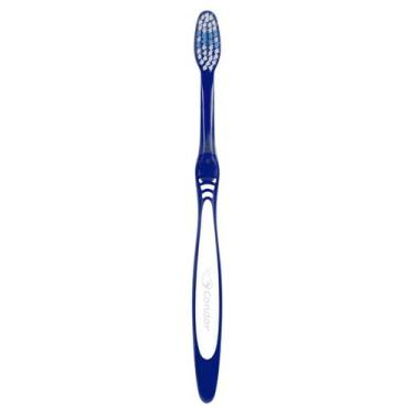 Imagem de Escova Dental Macia Condor Agile Cabeça M - Mundo Condor, AZUL