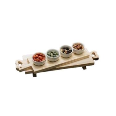Imagem de Kit Duplo: Tábuas de Frios e Molhos (2 Peças) - Genérico