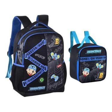 Imagem de Kit Mochila De Costas Infantil + Lancheira Térmica Brancoala - NoBrand
