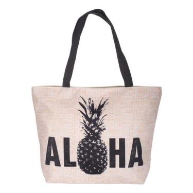 Imagem de Bolsa Praia Feminina Grande P/ Compras Sacola Passeio - PGB, Abacaxi