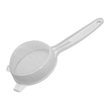 Imagem de Kit 6 Peneira Media Malha Poliester Plástica 12cm Tela Grossa - Jolly