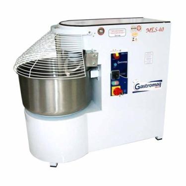 Imagem de Amassadeira Espiral Monofásica 2 Velocidades 40kg MES40 Gastromaq 220V