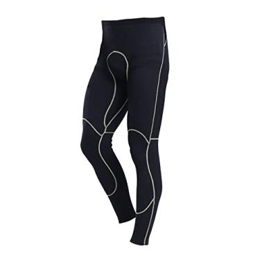 Imagem de YIJU Calça de masculina 2mm neoprene calças de para com snorkel natação, Preto, XL