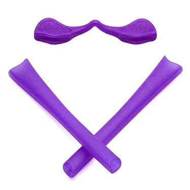 Imagem de Mryok Kits de reposição para óculos de sol Oakley Radar XL, Roxa, One Size