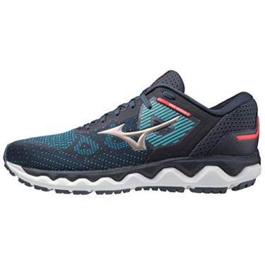 Imagem de Mizuno Tênis de corrida masculino Wave Horizon 5, India Ink/Palti, 7.5