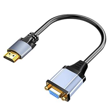 Imagem de 1,8 1080 p compatível com adaptador VGA, compatível macho para VGA fêmea vídeo para PC, laptop, tablet, projetor Kath