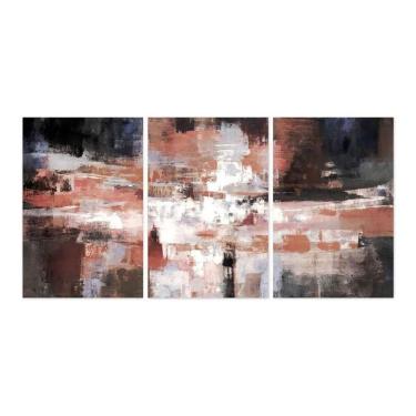 Imagem de Quadro Moderno Abstrato Mosaico Decorativo Sala Escritórios