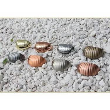 Imagem de Puxador Concha Ostra 64Mm Níquel Escovado - Gruppa