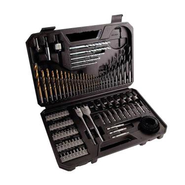 Imagem de Jogo de Bits e Brocas EOS MaxPro Titanium 110 Peças Maleta