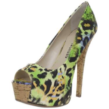 Imagem de Chinese Laundry Sapato feminino Top This Platform, Verde, 36