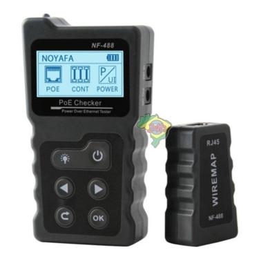 Imagem de Testador Cabo De Rede Digital Nf-488 Lcd Multifuncional Rj45