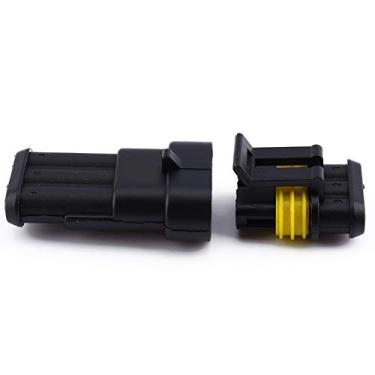 Imagem de Plugue de conector de fio elec novo à prova d'água plugue conector de fio elétrico 1 2 3 4 5 pino de 6 vias para carro caminhão