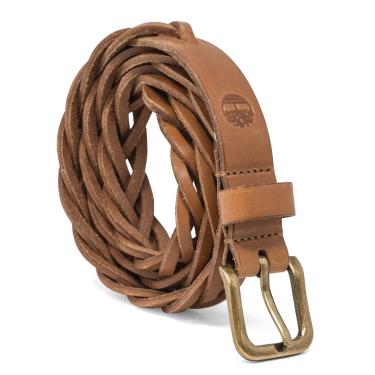 Imagem de Timberland Cinto de couro casual feminino para jeans, Bronzeado (trançado), X-Large (37-43)