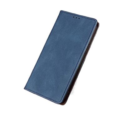 Imagem de HAODEE Capa de telefone de couro à prova de choque, para Apple iPhone 12 Pro (2020) 6,1 polegadas função de estêndio folio flip case carteira [suporte de cartão] (cor: azul)