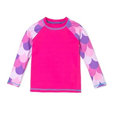 Imagem de Camiseta UV Protetora Momis Petit cor:sereia; tamanho:6