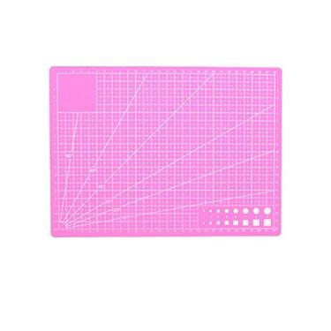 Imagem de TECKEEN Tapete de corte autorreparável A4, bloco de corte de patchwork, manual de costura, tábua de corte "faça você mesmo" para projeto de artesanato