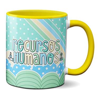 Imagem de Caneca Profissional Recursos Humanos RH Presente Criativo (Amarela)
