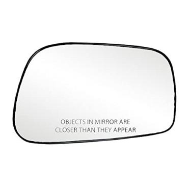 Imagem de Fit System - 80186 lado do passageiro não aquecido vidro espelhado com placa de apoio, Toyota Corolla, Matrix, 11 cm x 16 cm x 17 cm