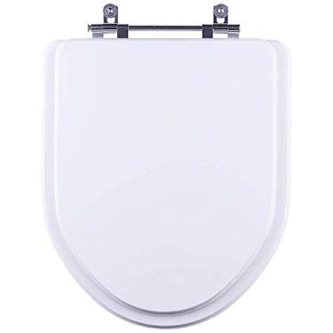 Imagem de Assento Sanitário Poliéster Gunna Branco para vaso Eternit