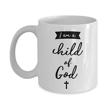 Imagem de Canecas Christianing – Caneca de café batizado – Caneca de café de cacau quente divertido – ideia de