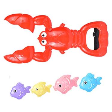 Imagem de Brinquedo de captura de peixe, material de qualidade, design de forma bonita, brinquedos de banheira, banheiro infantil para meninos e casa (clipe de lagosta)