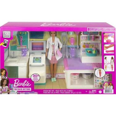Imagem de Conjunto Barbie Profissões Clínica Médica Mattel