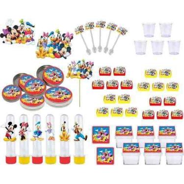 Imagem de Kit Festa Mickey E Sua Turma 103 Peças (10 Pessoas) - Produto Artesana