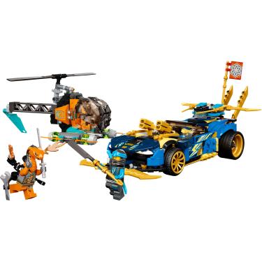 Imagem de LEGO Ninjago - Carro de Corrida EVO do Jay e da Nya