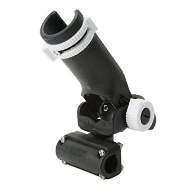 Imagem de Suporte para vara de pesca Suporte de vara de pesca 90 graus ajustável 45 mm soquete clipe de 1 polegada grampo no suporte de vara rack