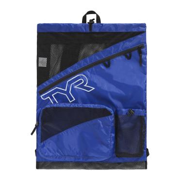 Imagem de TYR Mochila Elite Team de malha, azul real, tamanho único