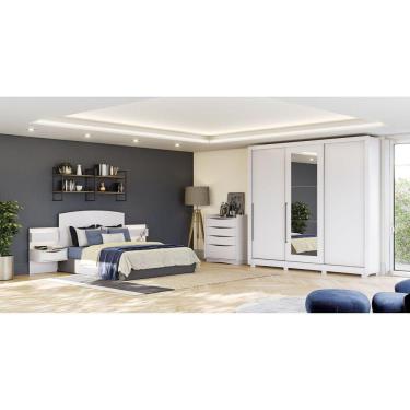 Imagem de Cômoda 3 Gavetas e 1 Gaveta Kappesberg Nogueira