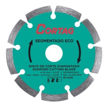 Imagem de Disco Diamantado Segmentado Eco 110 Mm 61699 Cortag