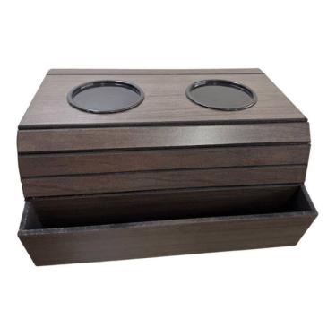 Imagem de Esteira para Sofá Suporte Copos E Controle Remoto Tabaco.