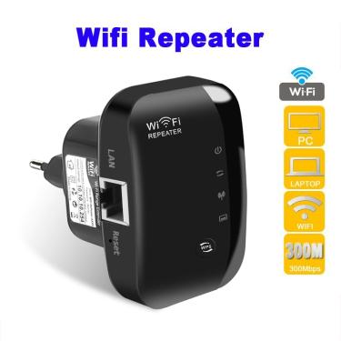 Imagem de Kebidumei router wps 300mbps wi-fi sem fio wi-fi roteador repetidor wi-fi sinal boosters rede
