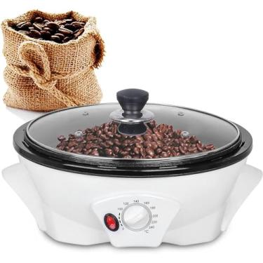 Imagem de Xenite Torrador De Grãos Café Antiaderente 800G, Torra Uniformemente, Fácil De Limpar, Elétrico 0-240 ℃, Para Cafeterias, Restaurantes