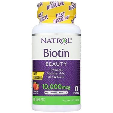 Imagem de Biotina 10000mcg 60 Tabs Natrol Importado Original