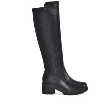 Imagem de Bota Feminina Via Marte Cano Longo Montaria Preto 34