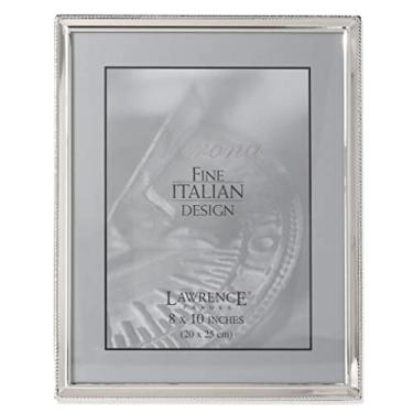 Imagem de Lawrence Frames Design de borda de contas, 20 x 25, prata