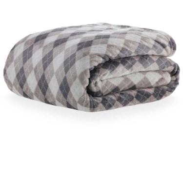 Imagem de Cobertor Solteiro 300g Blanket Vintage Argile - Kacyumara Estampado