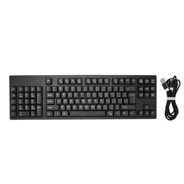 Imagem de Teclado para Canhotos Ergonômico Com 109 Teclas USB Plug and Play Teclado Com Interface Micro USB para Uso Em Contabilidade Empresarial