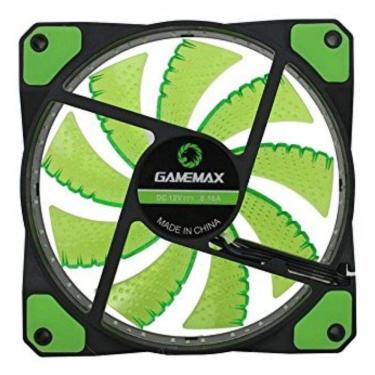 Imagem de Fan Gamemax Para Pc Gamer Gf12G 12Cm Verde 32 Led