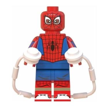Imagem de Miles Morales Boneco Blocos De Montar Aranha Aranhaverso