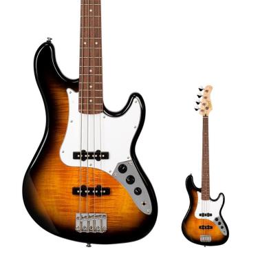 Imagem de Baixo 4 Cordas Jazz Bass Tampo Maple Cort GB24JJ 2TS