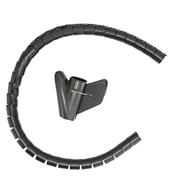 Imagem de Organizador Luva do Cabo, Tubo Enrolado do Enrolamento Luva Gestão do Fio do Organizador Luva do Cabo do Tipo Aberto de 10m Com Grampo, Luvas do Cabo (Φ22mm)